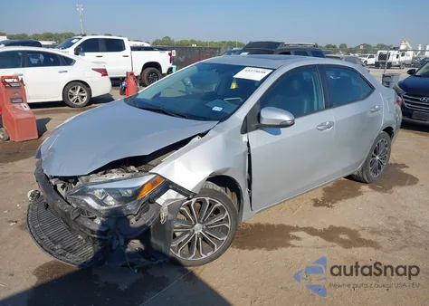 2015 Toyota Corolla S Plus z USA, uszkodzony, nr VIN 2T1BURHE0FC405338